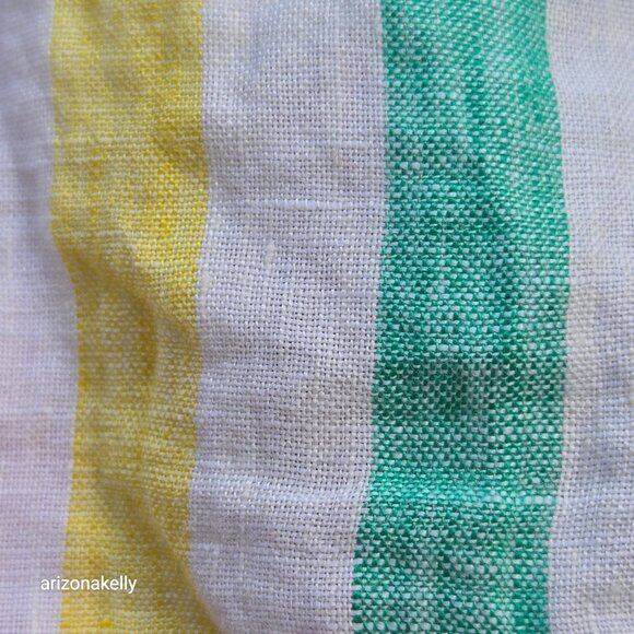 NWT GAP Linen Stripe Boyfriend Shirt - Picture 7 of 7